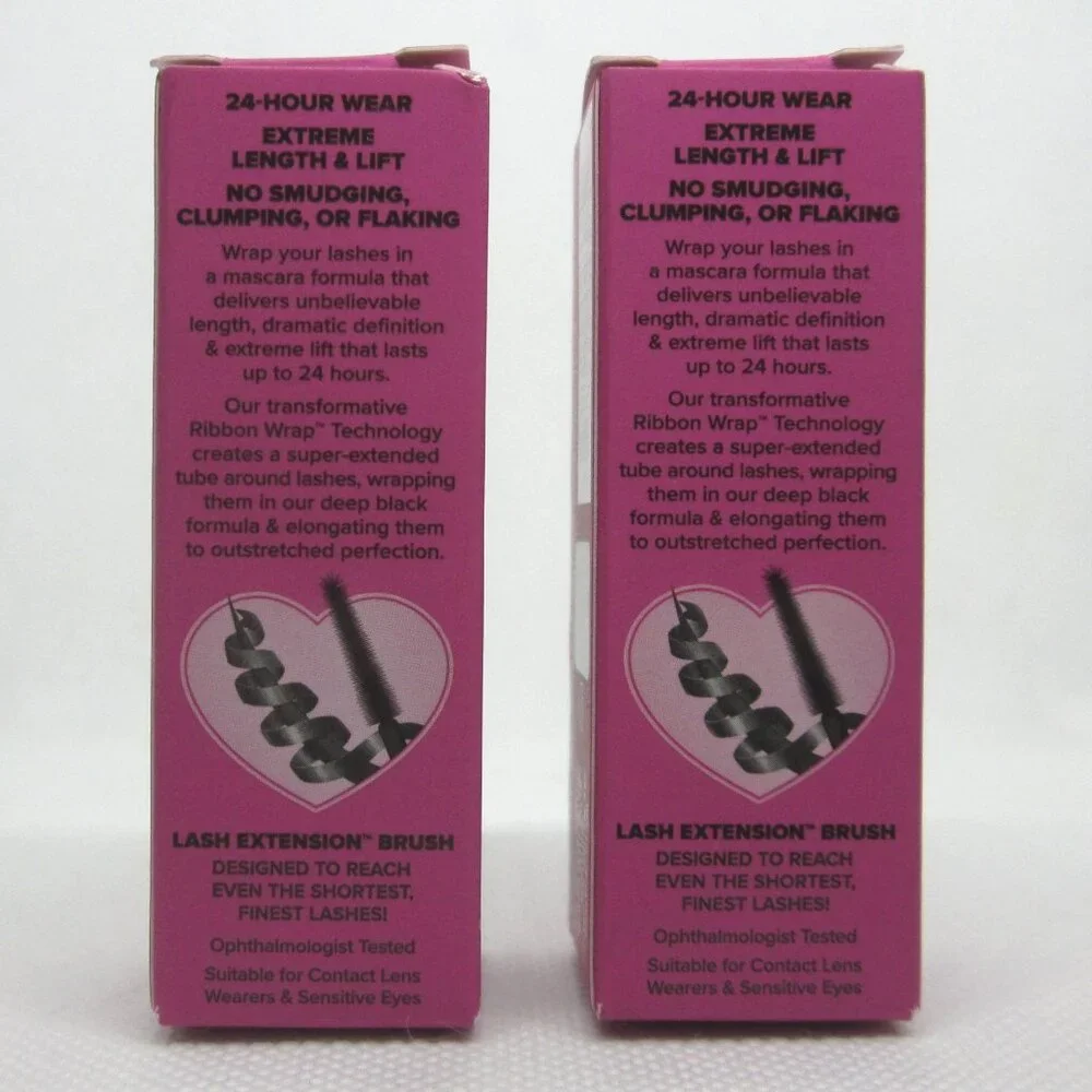 Too Faced Ribbon Wrapped Lash Extreme Length Tubing Mascara travel mini lot